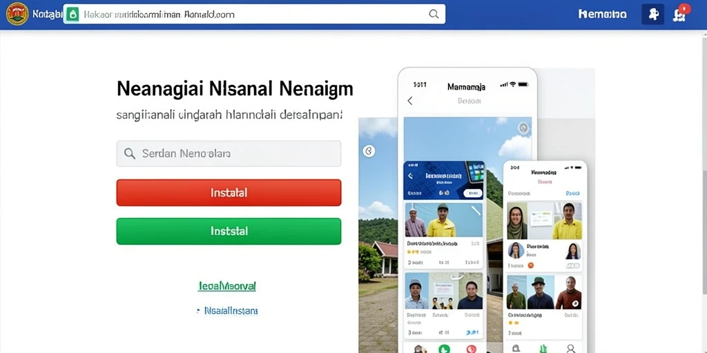 Tampilan menu utama yang menarik dan mudah dinavigasi.