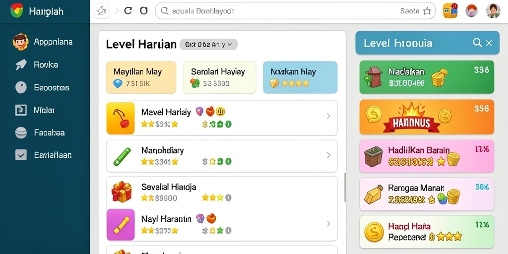 Tampilan antarmuka yang modern dan menarik.