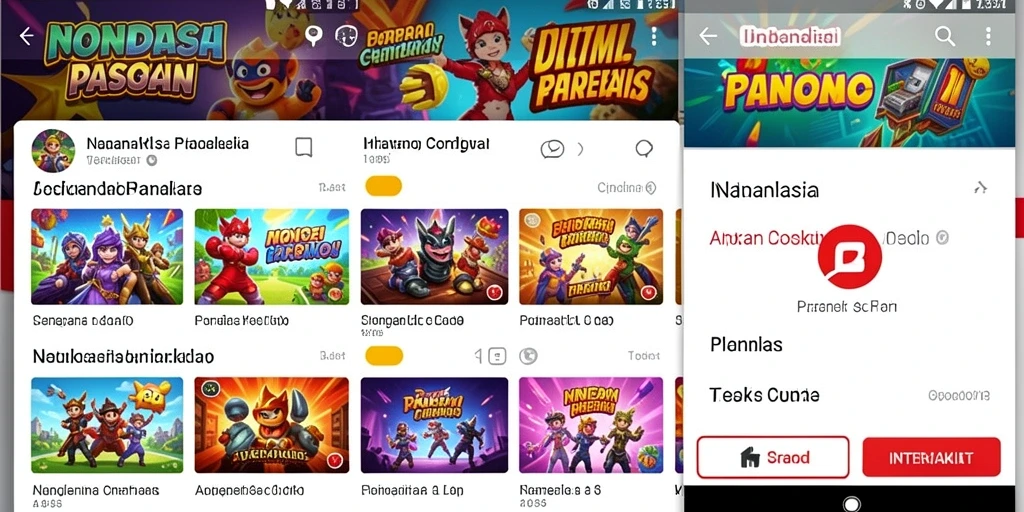 Tampilan awal yang menawan dan mudah dinavigasi.