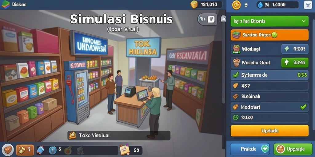 Tampilan antarmuka pengguna yang menarik dan intuitif.