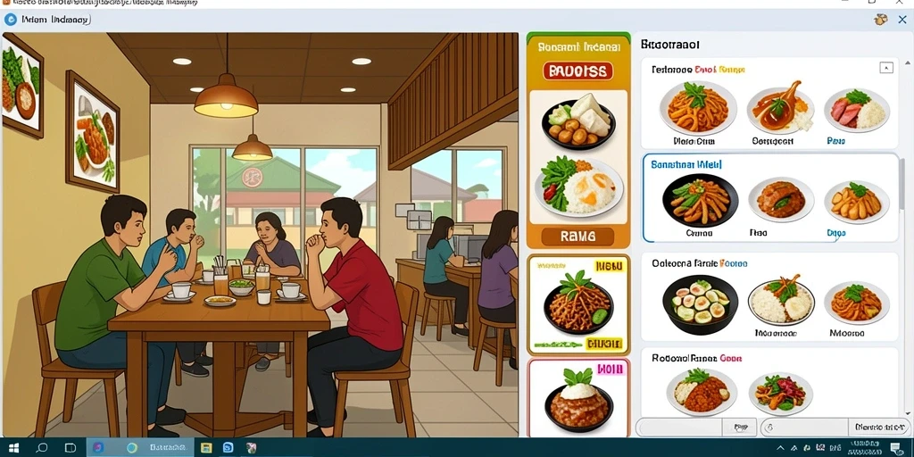Tampilan antarmuka yang intuitif dan menarik.