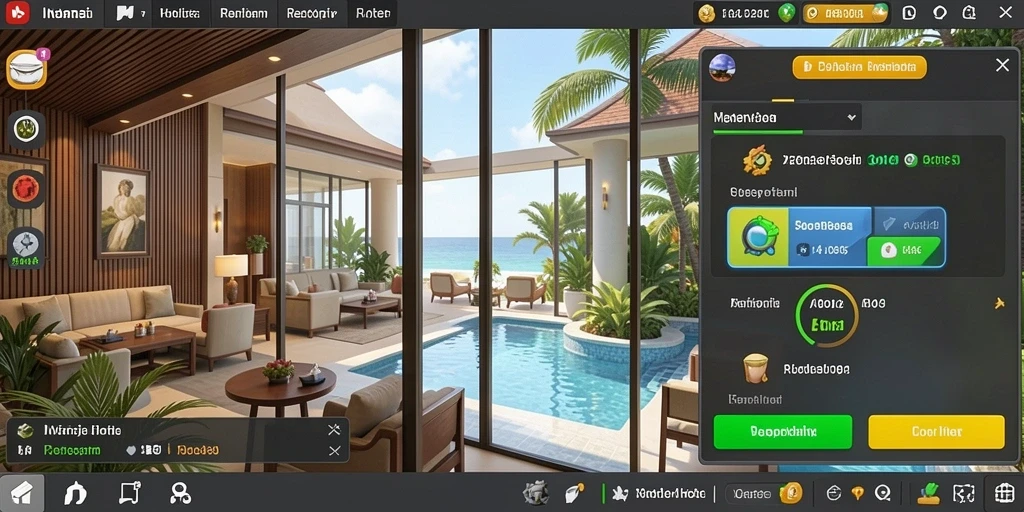 Tampilan awal aplikasi PANDORA99 yang menarik dan intuitif.