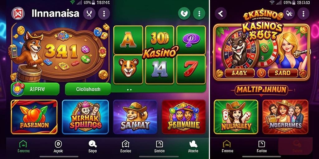 Tampilan menu utama yang menarik dan user-friendly.