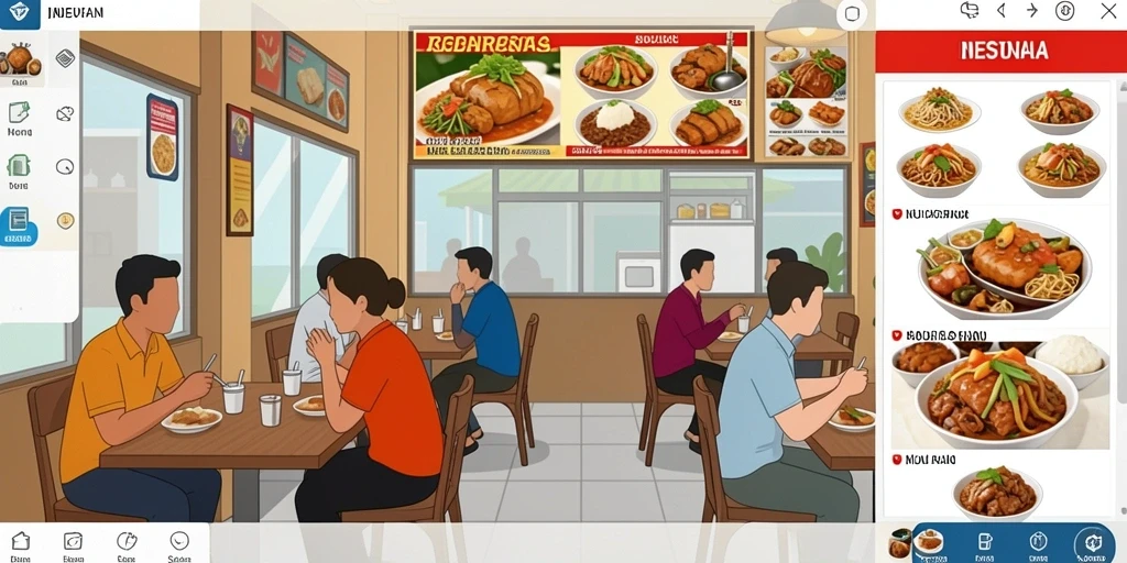 Tampilan antarmuka yang user-friendly dan menarik.
