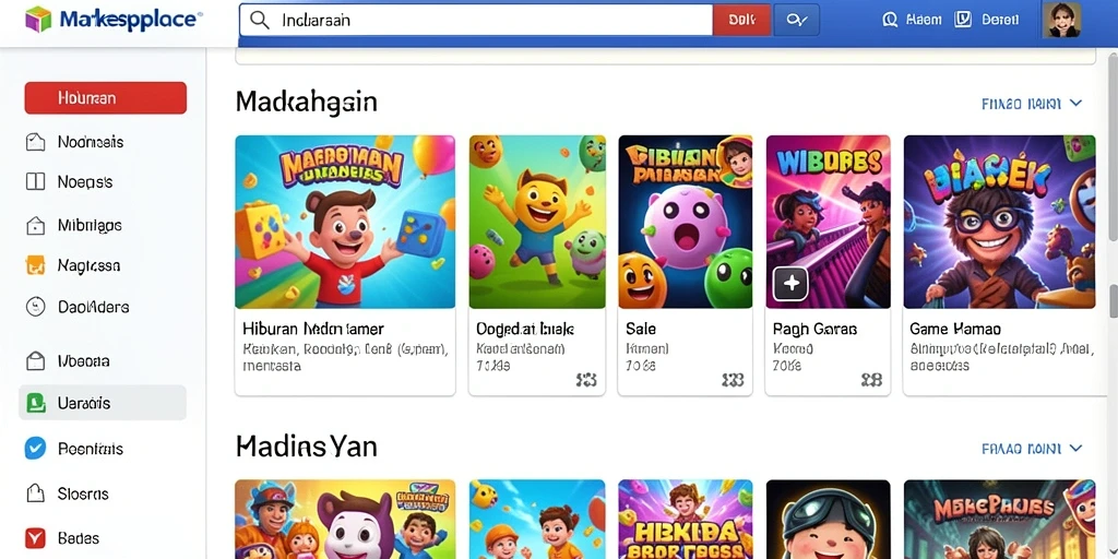 Tampilan grafis menarik dan berwarna-warni.